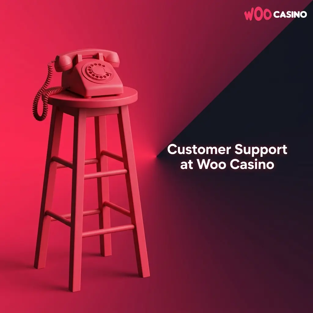 Woo Casino customer support channels including 24/7 live chat, email, and FAQ help centre options