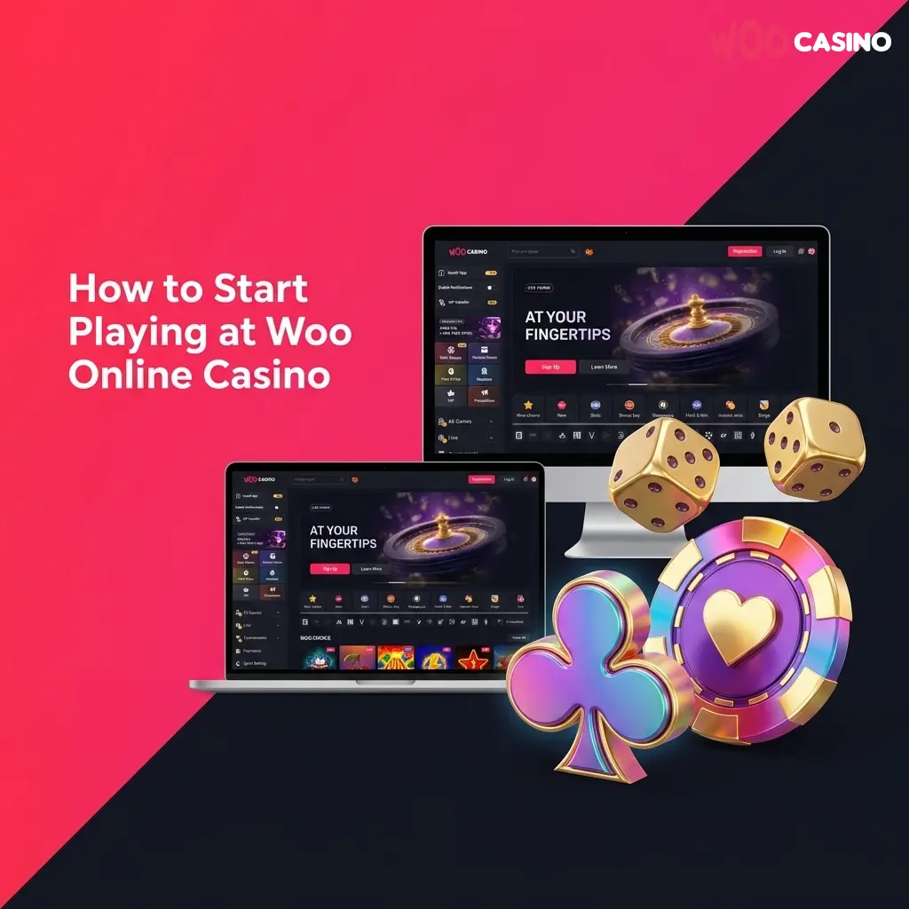 Step-by-step guide to registering and making a first deposit at Woo Casino online to claim welcome bonus in Australia