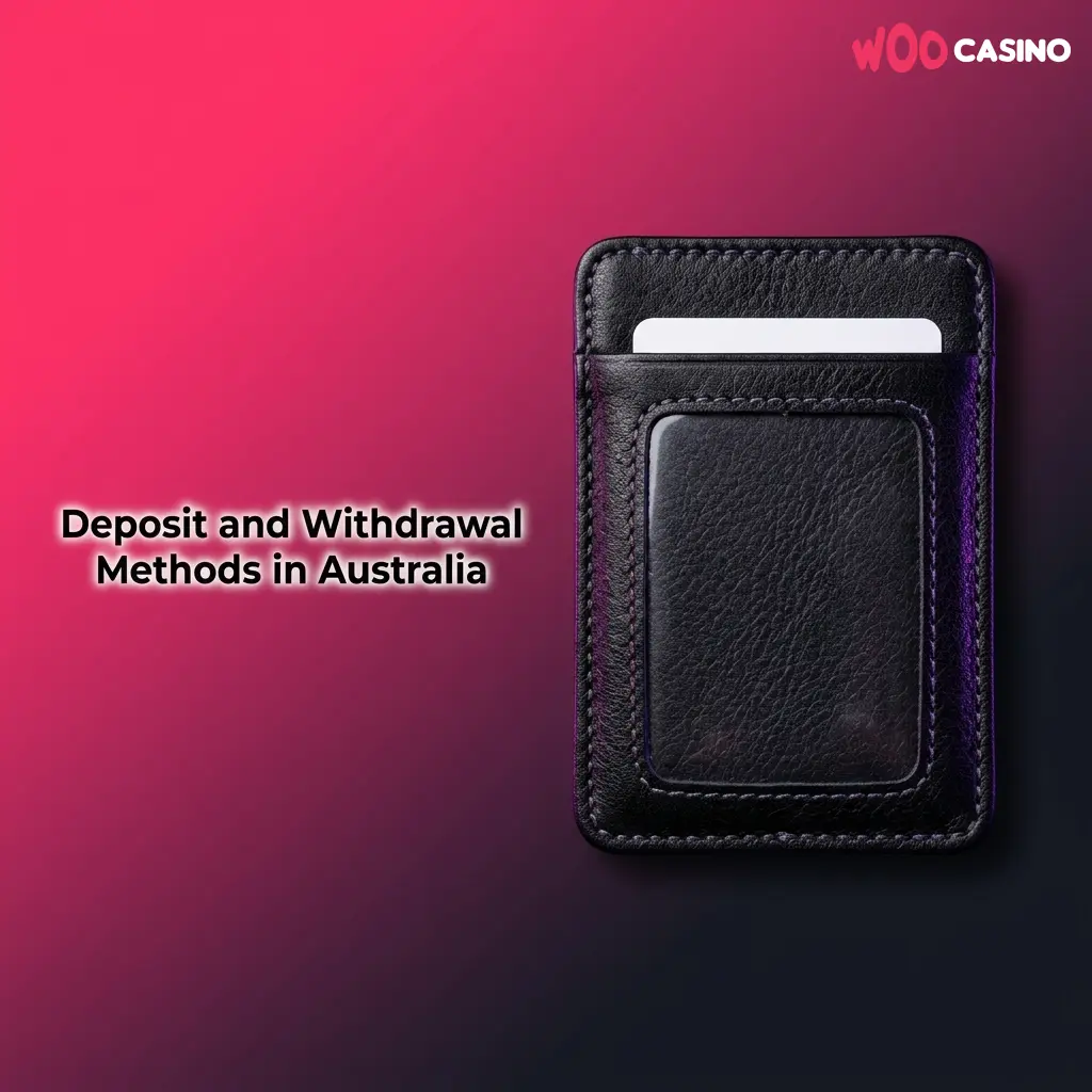 Woo Casino deposit and withdrawal methods in Australia including Visa, MasterCard, crypto options like Bitcoin and Ethereum